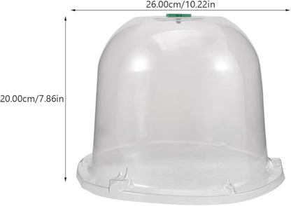 Mikikit Garden Cloche Dome Seedling Cover Plant Humidity Dome Nursery Protector - Image 4