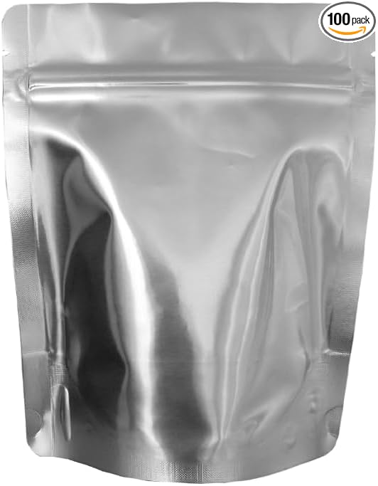 PackFreshUSA: Pint AirTight Seal-Top Stand-Up Mylar Pouch Bags Long-Term Food by PackFreshUSA