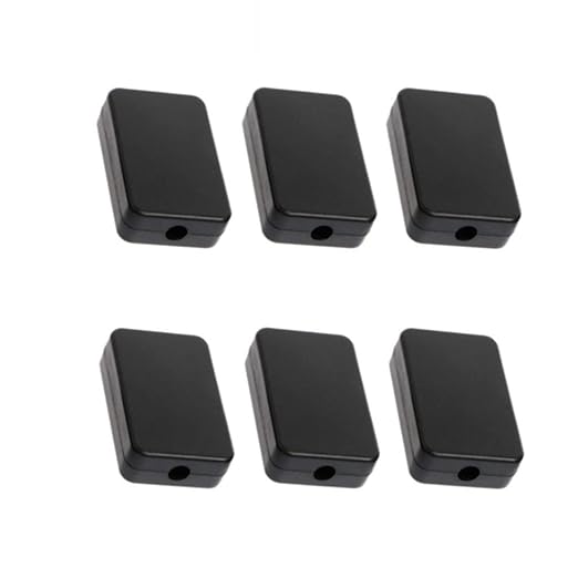 Waterproof Plastic Electric Project Case Junction Box 6Pcs 2.2X 1.4X 0.6 inch by GDQLCNXB