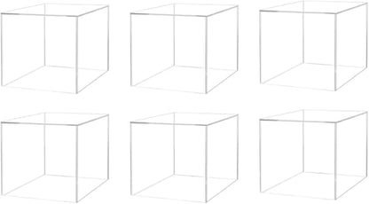 6 Pack 14 Inch Clear Acrylic Display Box by MarketingHolders