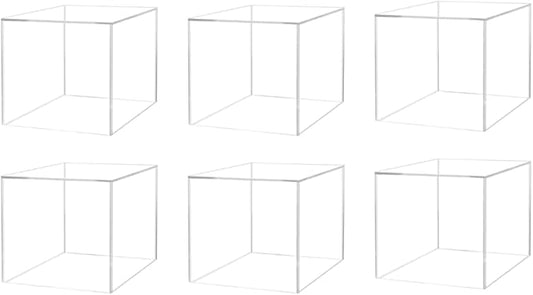 6 Pack 14 Inch Clear Acrylic Display Box by MarketingHolders