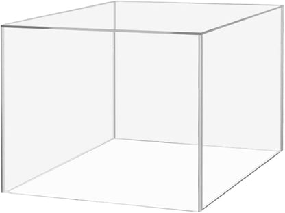 4 Pack Clear Acrylic Display Box Countertop Showcase Bin 7.75" x 8" x 6" Inch by MarketingHolders