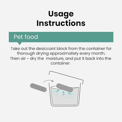 Pet Food Moisture Absorber – Reusable Diatomite Drying Blocks - Image 7