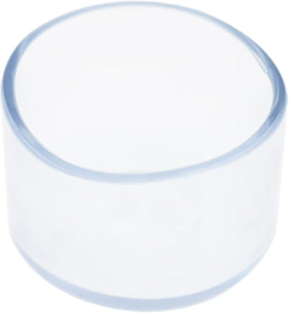 Round Chair Leg Caps, PVC Furniture Feet Covers, TTZEZE Transparent Round Floor - Image 4