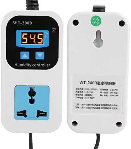 Humidity Controller, WT2000 Humidistat Mushroom Greenhouse Pre Wired Outlet - Image 2