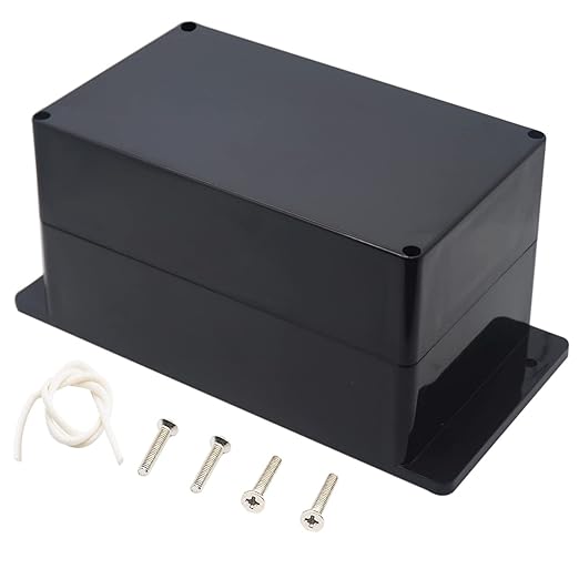 Zulkit Junction Box ABS Plastic Dustproof Waterproof IP65 Universal Electrical by Zulkit