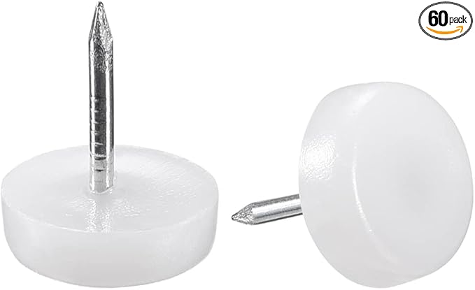 uxcell Furniture Feet Nail Plastic Glide Nails Chair Table Leg Protector Pad by uxcell