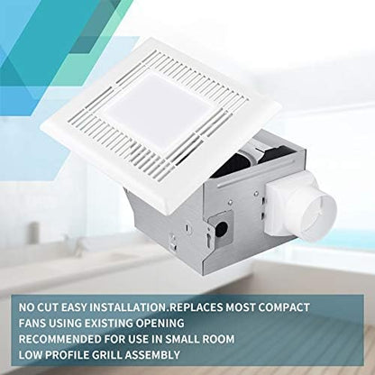 Tech Drive Very-Quiet 70 CFM, 2.0 Sone Bathroom Ventilation and Exhaust Fan - Image 5