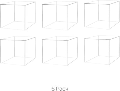 6 Pack 14 Inch Clear Acrylic Display Box - Image 4