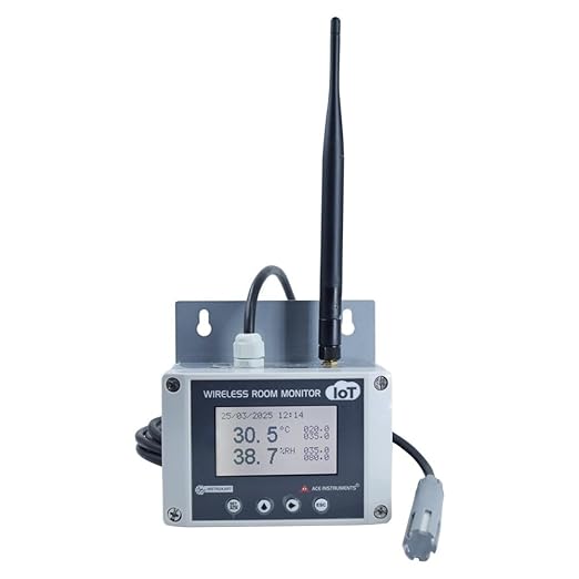 Server Room Temperature and Humidity Monitor curometer by InstrukartHoldings