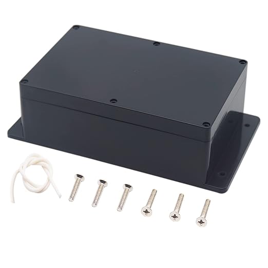 Junction Box, Zulkit Project Box Waterproof Dustproof IP65 ABS Universal by Zulkit
