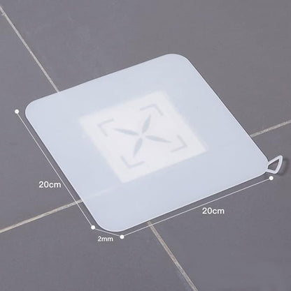 Silicone Tub Stopper Floor Drain Cover, 2 Pieces Sewer Anti-Odor Mat - Image 6