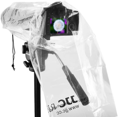 JJC DSLR Camera Rain Cover, Rain Coat Sleeve Protector - Image 2
