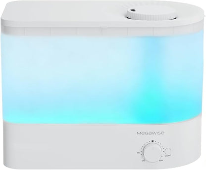 MEGAWISE 2025 Humidifier, 6L Large Capacity, 50H Runtime, Enjoy ultra-quiet by MEGAWISE