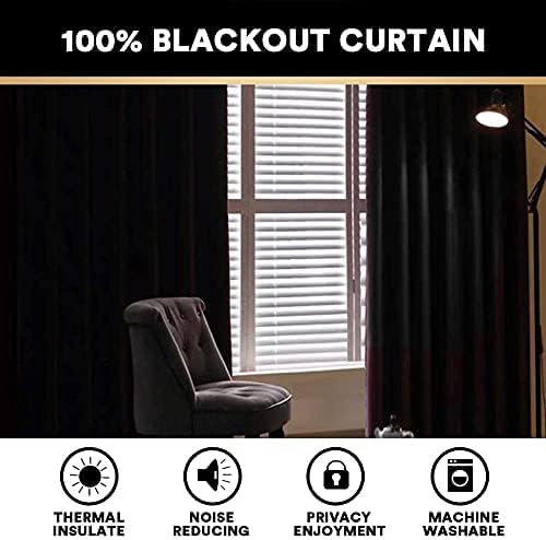 PrinceDeco Primitive Textured Linen 100% Blackout Curtains - Image 2