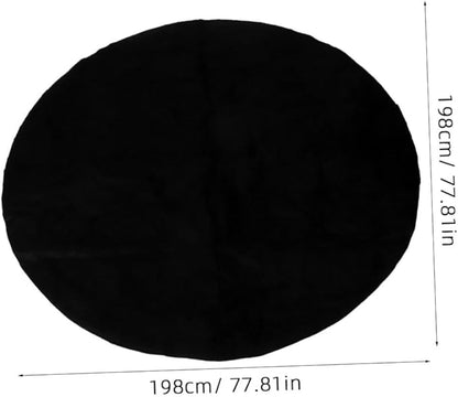 Toyvian Non-Slip Hot Tub Felt Mat Round Waterproof Cushion Pad - Image 2