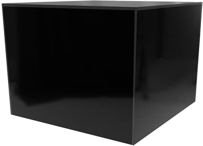 6 Pack Black Acrylic Display Box Counter Retail Merchandise Storage Bins No Lid - Image 2