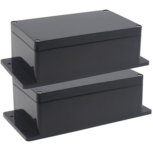 Watertight Junction Box, IP67 Waterproof Project Box Durable ABS Plastic by YETLEBOX