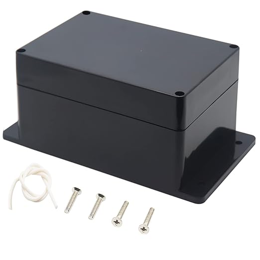 Junction Box, Zulkit Project Box Waterproof Dustproof IP65 ABS Universal by Zulkit