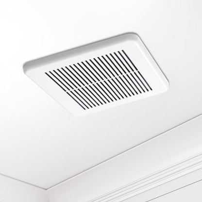 Homewerks 7114-02-HW DC Bathroom Fan 50-CFM 1.0 Sone White Ventilation Fan - Image 9