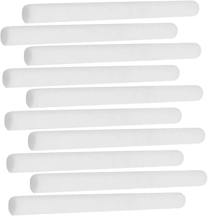 Cabilock 10Pcs Long Volatile Essential Oil Diffuser Sticks Cotton Fiber Aroma by cabilock