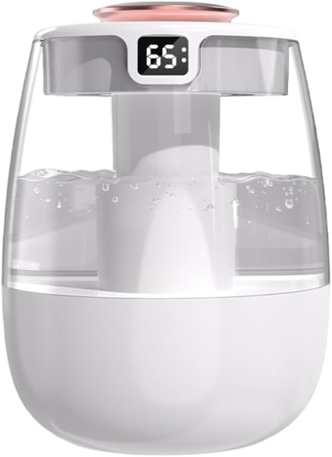 DONGKER Double Spray Humidifier, 1L Silent USB Digital Display Humidifier by DONGKER