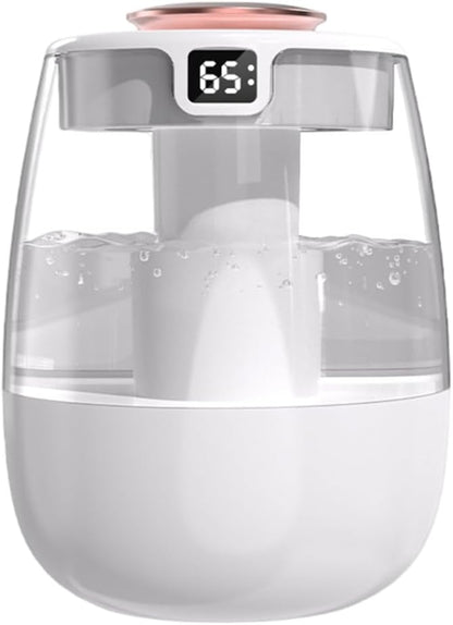 DONGKER Double Spray Humidifier, 1L Silent USB Digital Display Humidifier by DONGKER