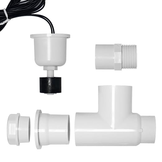 White Color SS1 Float Switch for HVAC Condensate Overflow Safety Sensor - Image 4