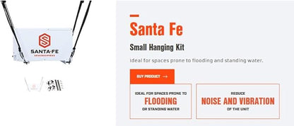 Santa Fe Small Hang Kit for Santa Fe Dehumidifiers for Standing Water in Crawl - Image 2