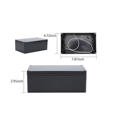 Project Box for Electronics -Electrical Enclosure, Junction Box ABS Plastic - Image 2