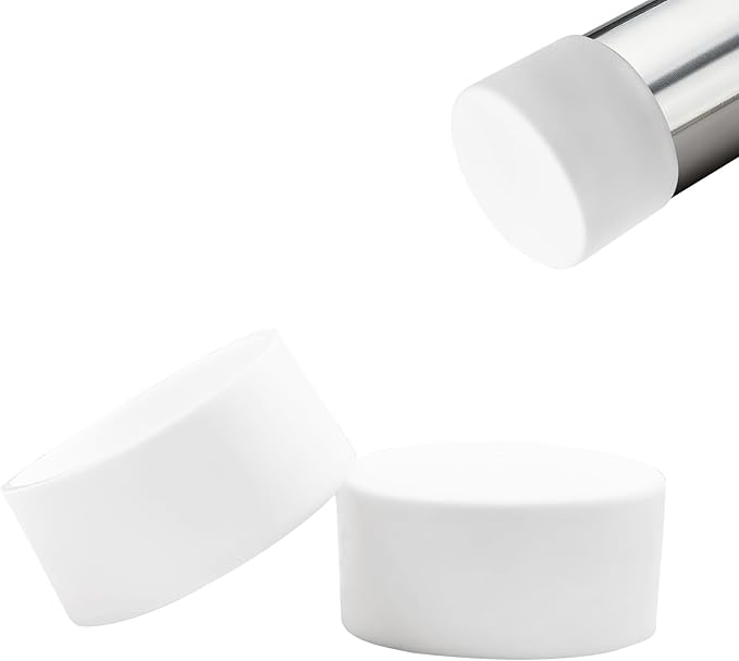 2 Pcs 2-15/16" Round Chair Leg Tips Caps, Silicone Rubber Furniture Leg Floor by BOPOREAE