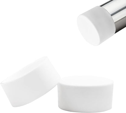 2 Pcs 2-15/16" Round Chair Leg Tips Caps, Silicone Rubber Furniture Leg Floor by BOPOREAE