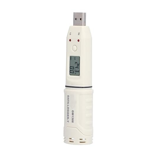 Temperature Data Logger, Battery Powered Low Power Consumption Digital Humidity by Unknown