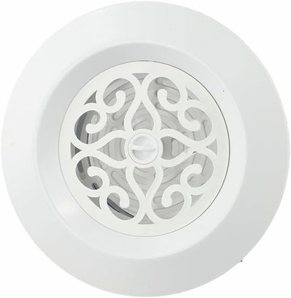 Round Air Vent Grille with Adjustable Louvers, ABS Ventilation Cover - Image 2