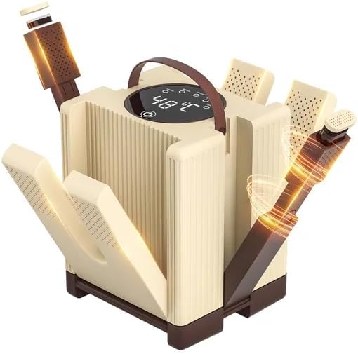 Heapsion 6-Arm Shoe Dryer and Deodorizer, Fast 360° Drying in 15s by Heapsion