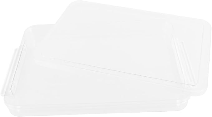 Flat Transparent File Storage Box Business Certificate Organizer by DIYEAH