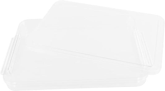 Flat Transparent File Storage Box Business Certificate Organizer by DIYEAH