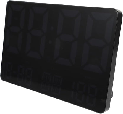 Large Digital Wall Clock with Temperature and Humidity Sensor Colorful Led - Image 3