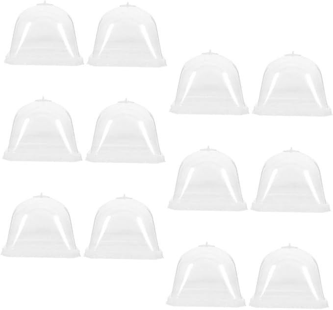 Mipcase 12pcs Dome Plant Covers Reusable Garden Cloche by Mipcase