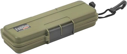 SKB iSeries 7.75"x2.125"x1" OD Green Dry Box, Waterproof Gun Case, Durable by SKBCases
