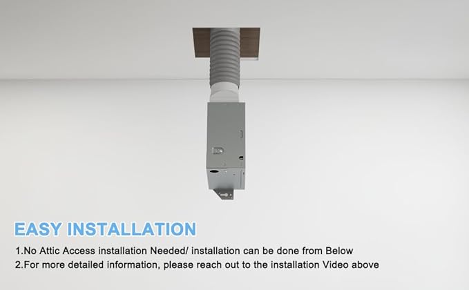 Tech Drive Very Quiet Bathroom Exhaust Fan - Image 6