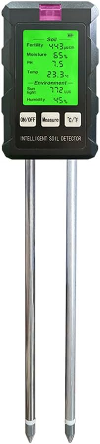 Soil Moisture Meter 6-in-1 Soil Ph Meter by Splenssy