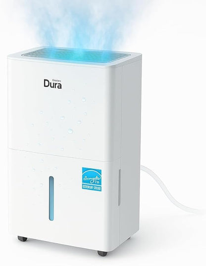 Small Dehumidifier for 2500 Sq.ft，Energy Star 2025, Max 35 Pint/D，Smart by DuraComfort