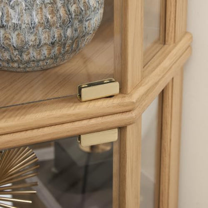 Elegant Corner Curio Cabinet - Image 6