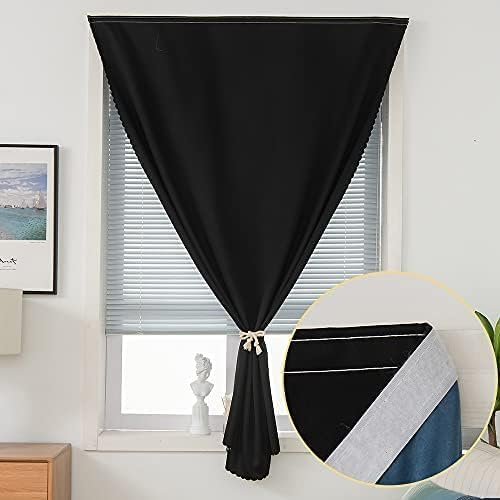 Adhesive Curtain 100% Blackout No-Drill Easy Install - Image 7