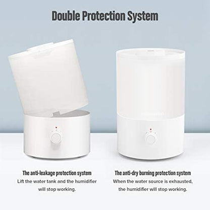 MEGAWISE 3.5L Ultrasonic Cool Mist Humidifier – Top-Fill, Essential Oil Diffuser - Image 2