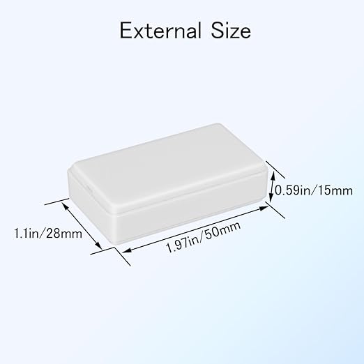 Project Box 8 Pieces Electrical Box Small Junction Box ABS Plastic Enclosure - Image 3
