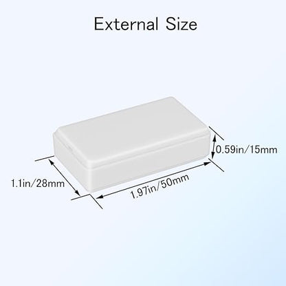 Project Box 8 Pieces Electrical Box Small Junction Box ABS Plastic Enclosure - Image 3