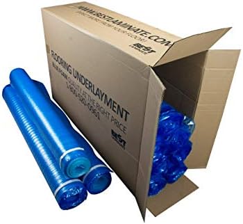 3in1 Vapor Barrier Flooring Underlayment w/Overlap and pre-Attached Tape Strip - Image 6