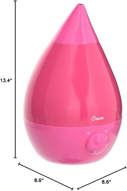 Crane Ultrasonic Humidifiers for Bedroom and Office, 1 Gallon Cool Mist Air - Image 9